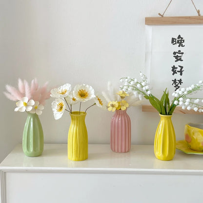 Ceramic bud vase for Christmas festive seasonal table decor