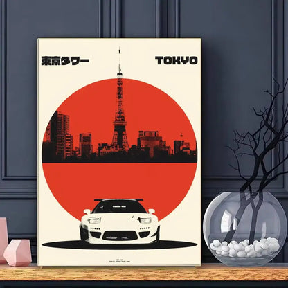 Japandi Minimalist Abstract Brad Mead Canvas Wall Art