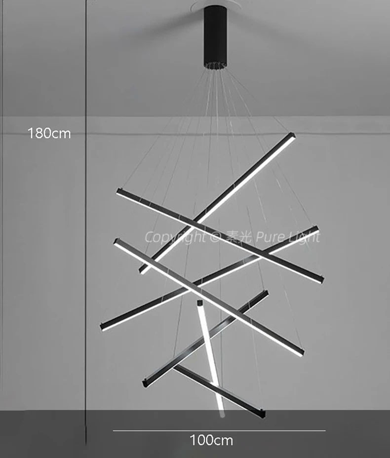 Multi Head LED Chandelier
