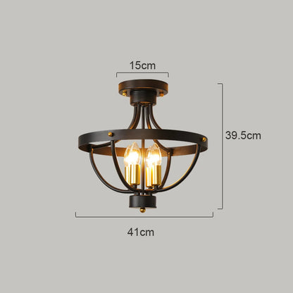 Geometric Farmhouse Pendant Light