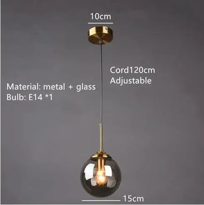 Gray glass globe chandelier with chrome hardware for contemporary interiors
