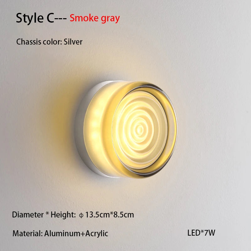 Nordic Acrylic Outdoor Wall Sconce