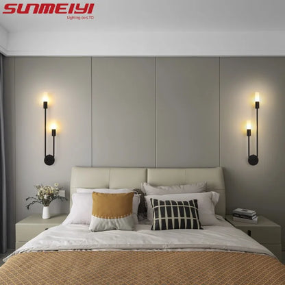 Golden Black Luxury LED Wall Sconce