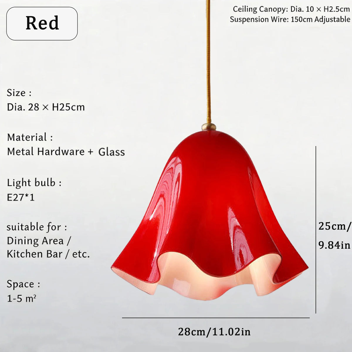 Retro E14 Glass Wall Sconce