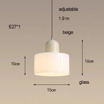 Colorful Glass Globe Pendant Light
