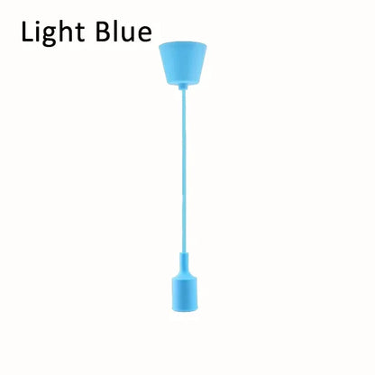 Colorful Silicone E27 Pendant