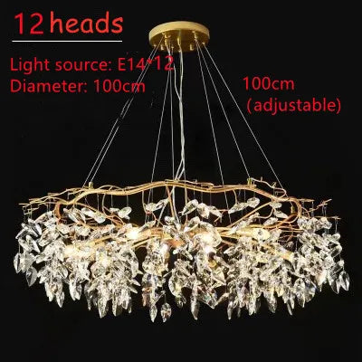 Matching gold crystal wall lamp on a painted wrought iron bracket