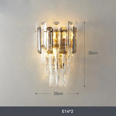 Oval crystal chandelier, 39.4 inches long, in silver for a dining room