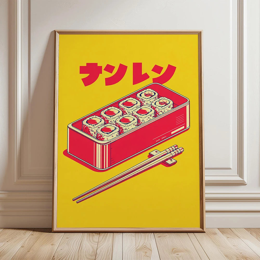 Japanese Sushi Bar Canvas Wall Art