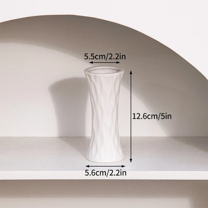 Nordic White Ceramic Mini Vase