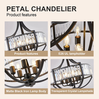 Black Crystal Chandelier