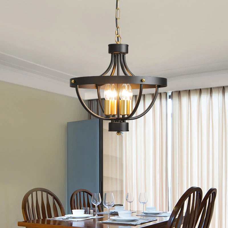 Geometric Farmhouse Pendant Light