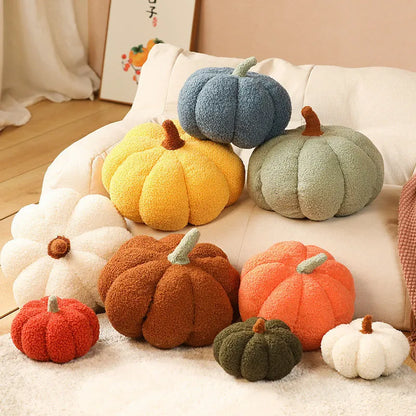 Plush Pumpkin Decorative Pillow