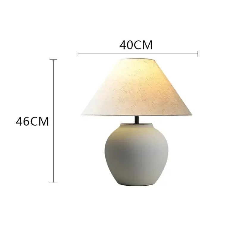Wabi Sabi table lamp three light mode examples warm neutral white