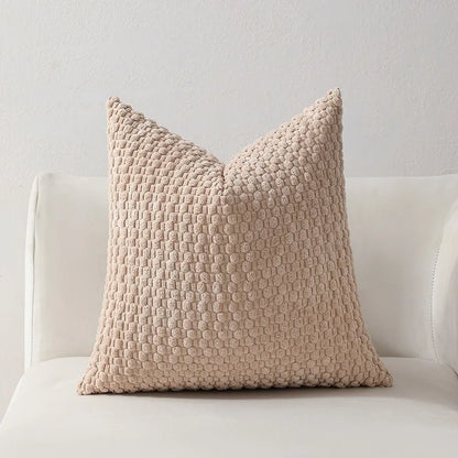 Decorative Throw Pillow Cover — styling detail