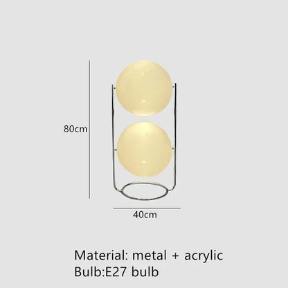 Chrome floor lamp two shade variants yellow and white comparison