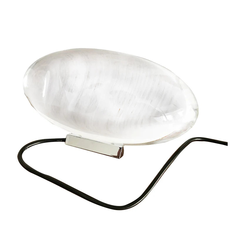 LED crystal lamp colour change feature side angle demonstration