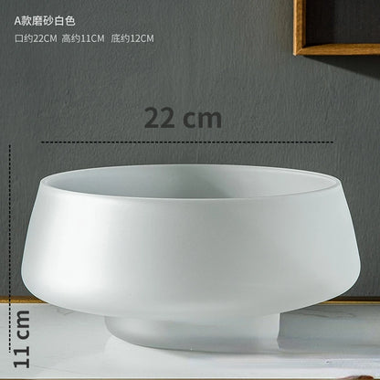 Nordic Frosted Glass Vase Hydroponic Décor | Aurelia