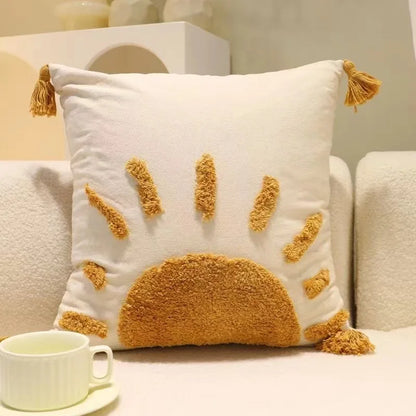 Bohemian Embroidered Tassel Pillow Cover