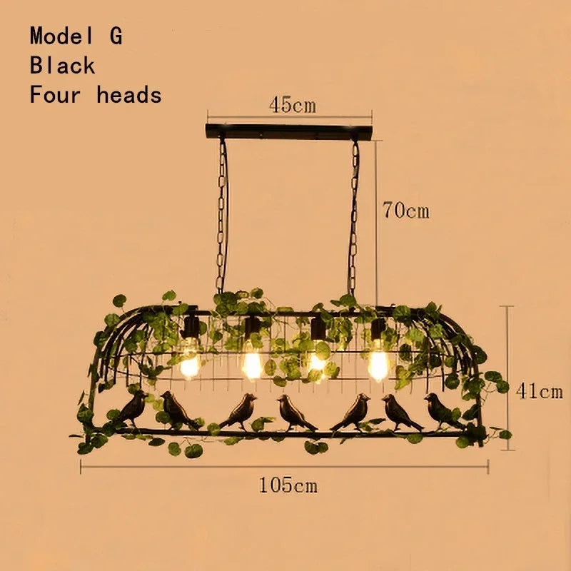 Iron Birdcage Pendant Light
