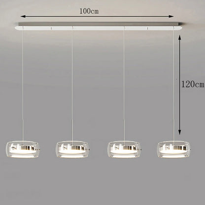 Multi Head Glass Pendant Light