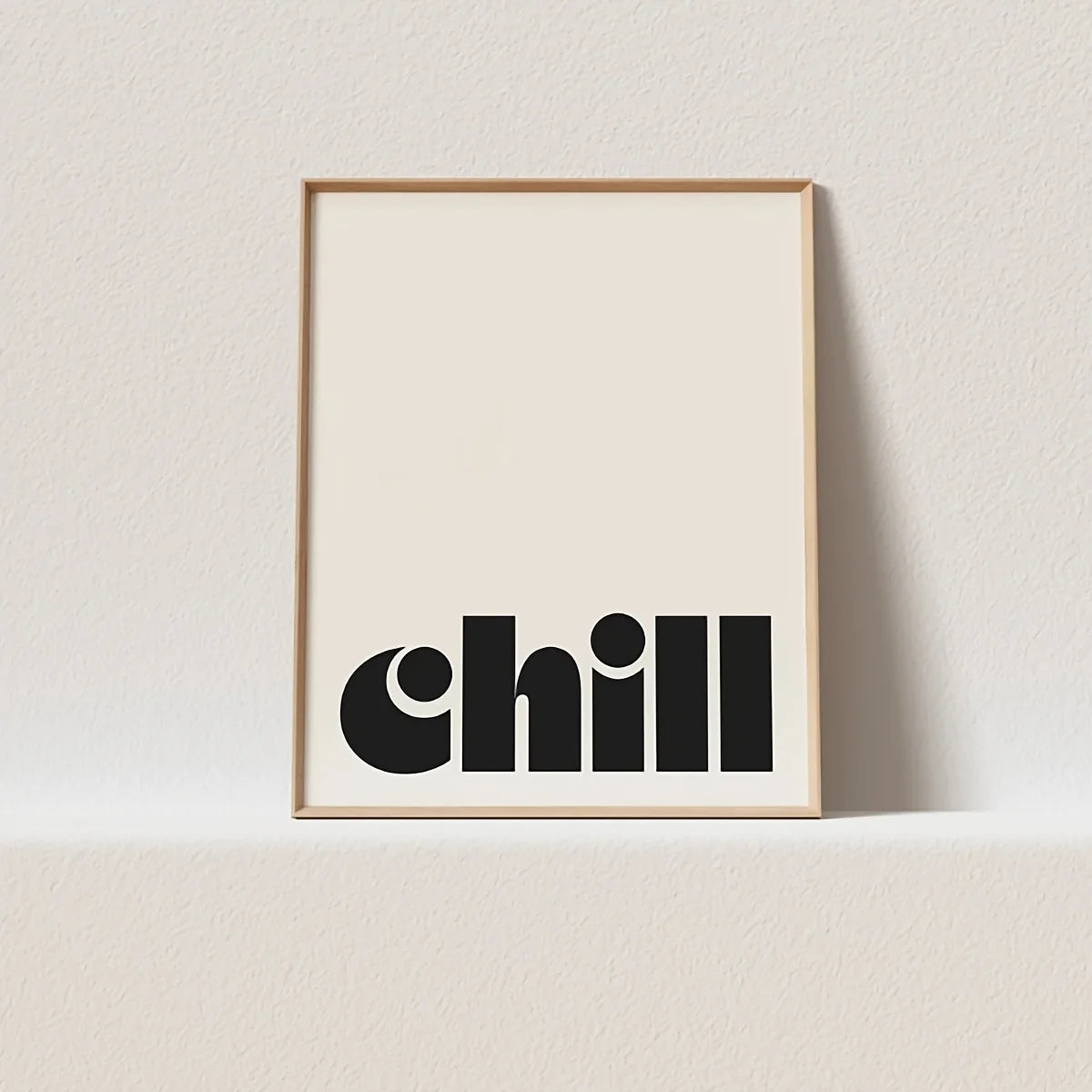 Modern Trendy Typography Text Canvas Wall Art Print