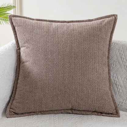 Solid Fabric Throw Pillow Cover