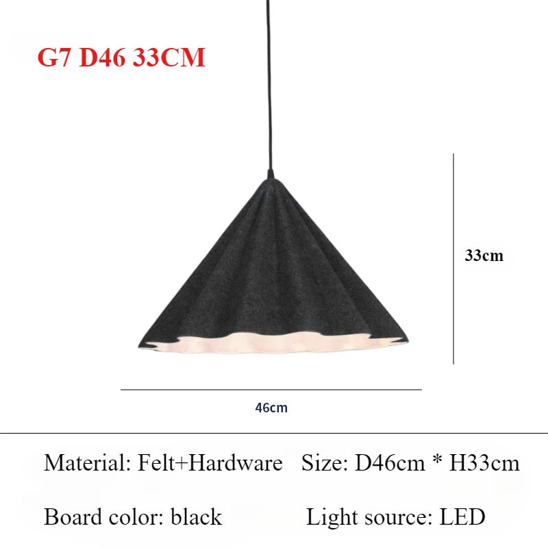 Nordic Felt Pendant Lamp