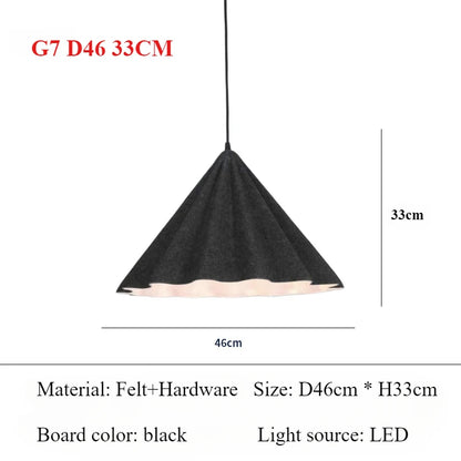 Nordic Felt Pendant Lamp