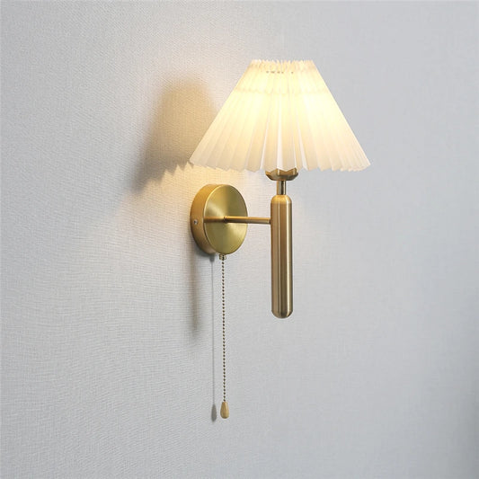 wall sconce, front view on white background