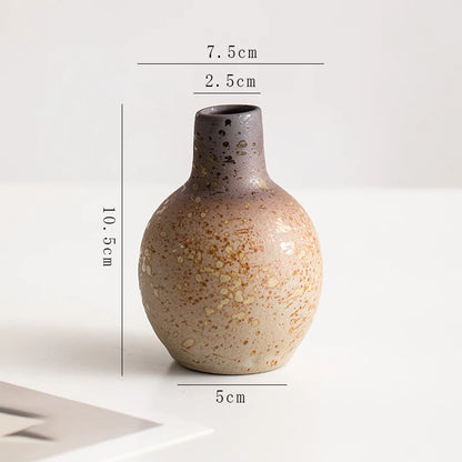 Stone Shape Ceramic Mini Vase Hydroponic Gift | Aurelia