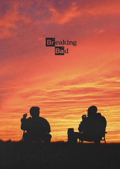 Breaking Bad Retro Midcentury Canvas Wall Art Poster