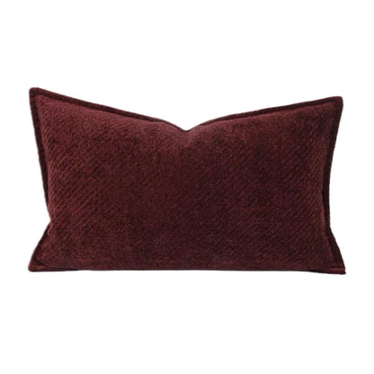 Herringbone Velvet Throw Pillow Cover — styling detail