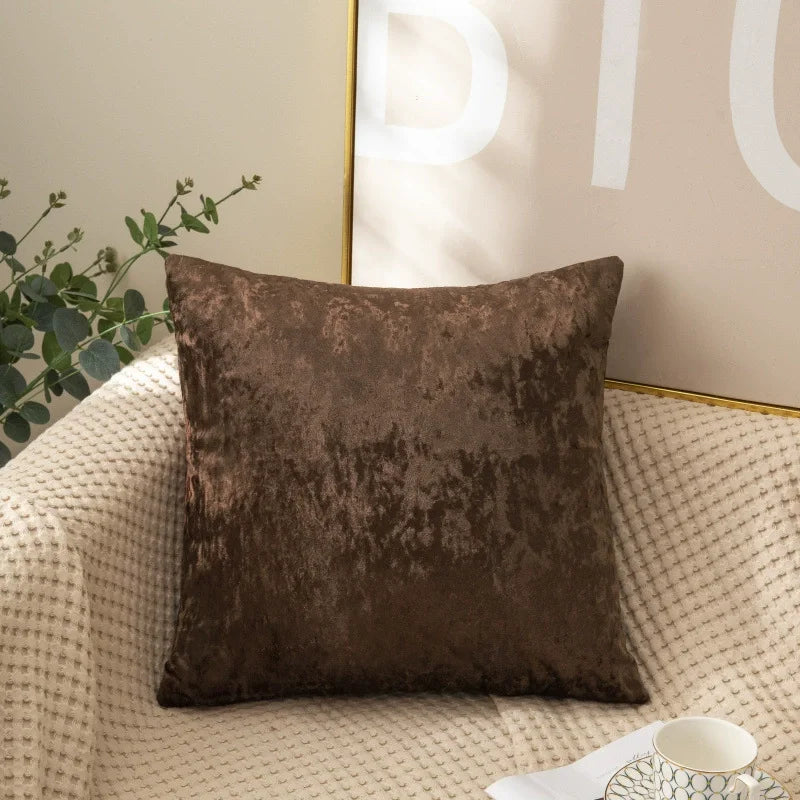 Velvet Throw Pillow Cover