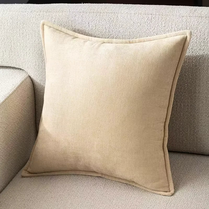 Retro Chenille Throw Pillow Cover — styling detail