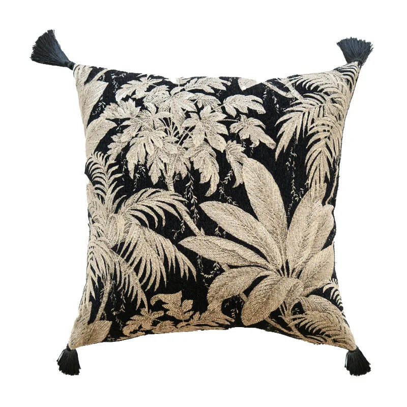 Nordic Jacquard Lumbar Pillow Cover