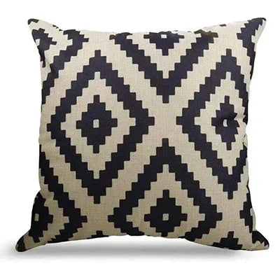 Cotton Linen Throw Pillow Cover — alternate view