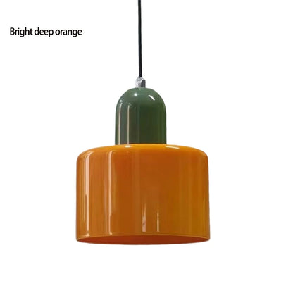Colorful Glass Globe Pendant Light