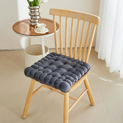 Round Biscuit Plush Seat Cushion