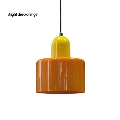 Colorful Glass Globe Pendant Light