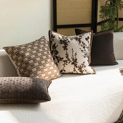 Branch Print Luxury Pillow Cover — alternate view