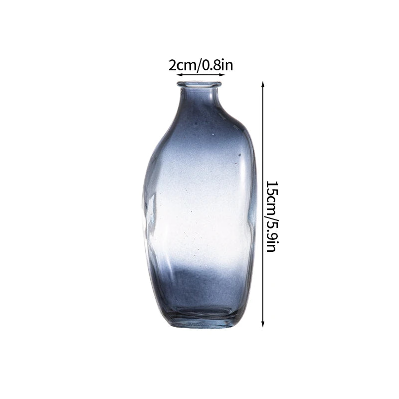 Brown Retro Glass Hydroponic Vase
