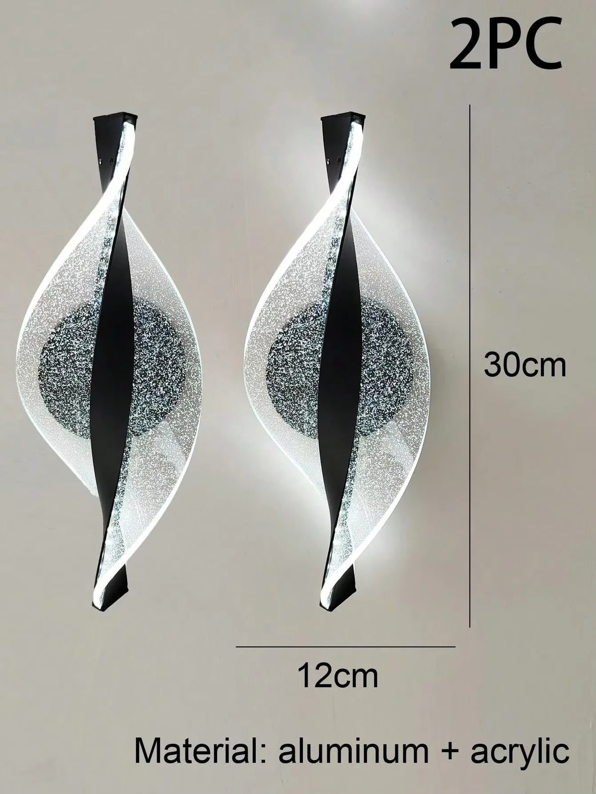 Modern Acrylic LED Outdoor Wall Sconce