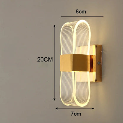 Nordic Luxury LED Aluminum Wall Sconce