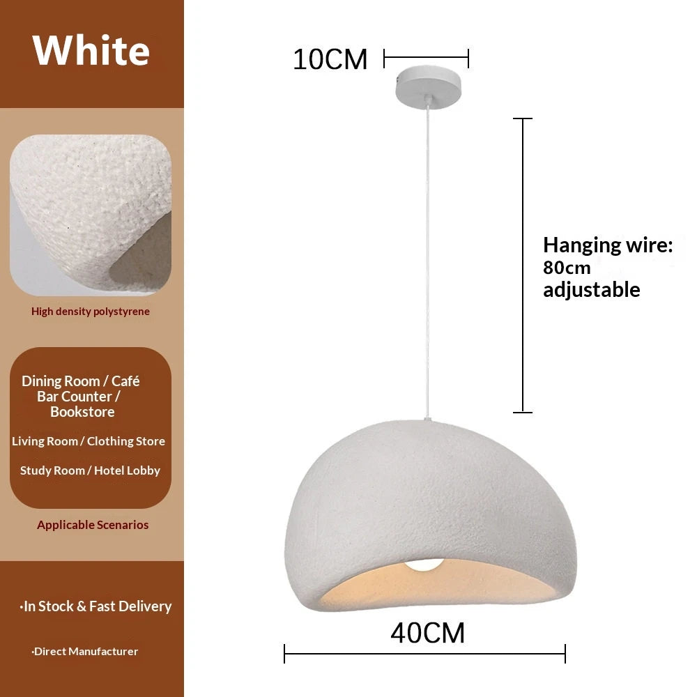 Wabi Sabi Resin Pendant Light