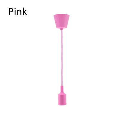 Colorful Silicone E27 Pendant
