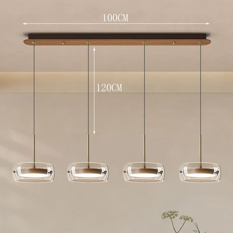 Multi Head Glass Pendant Light