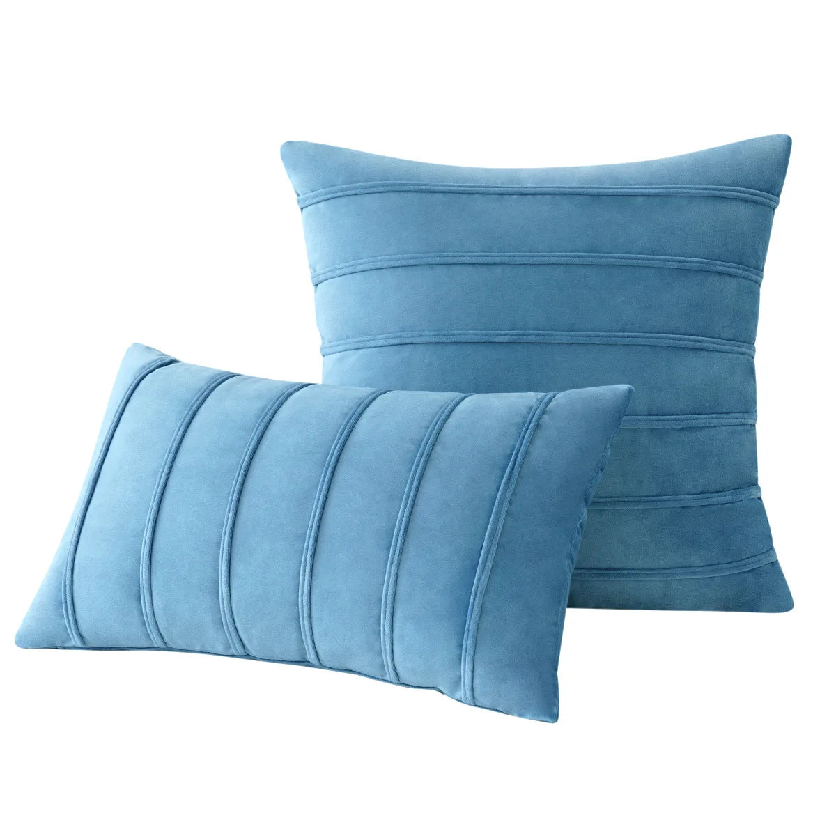 Fall Striped Velvet Pillow Cover — styling detail