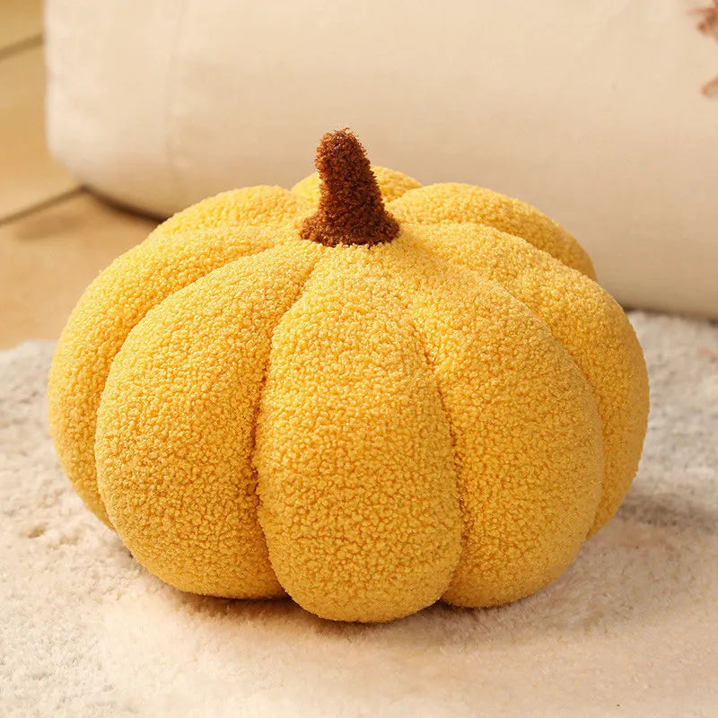 Plush Pumpkin Decorative Pillow