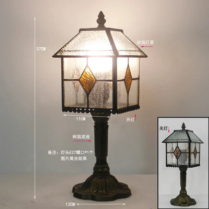 Tiffany Stained Glass Table Lamp